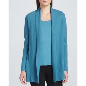 Eileen Fisher plus size open front cardigan